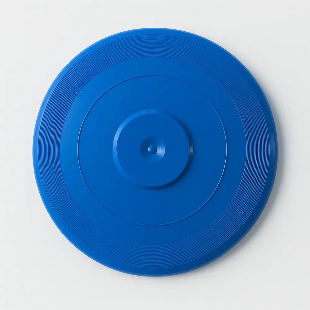 Frisbee de polietileno color azul