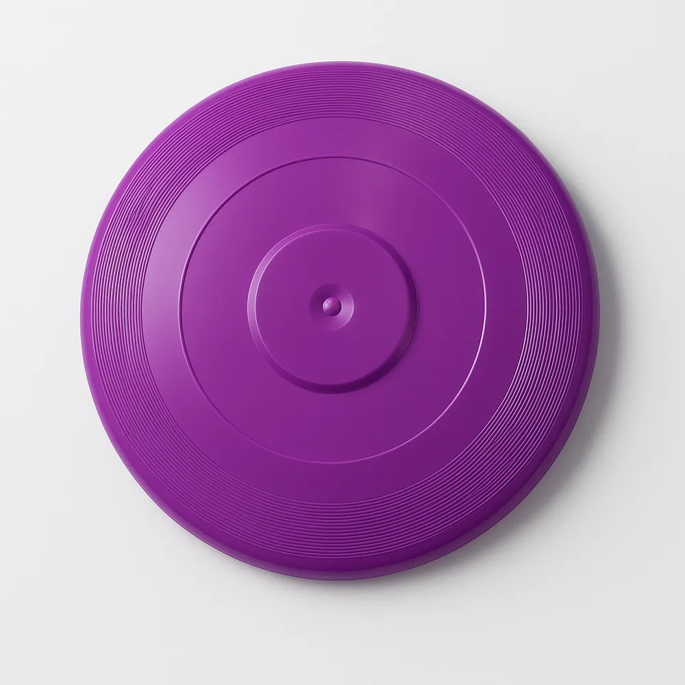 Frisbee de polietileno color morado