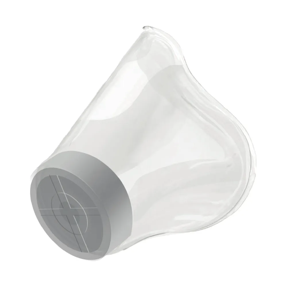 Clear KleenAir Mask respirator with filter cartridge