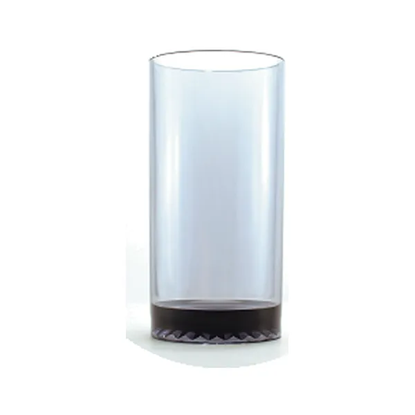 Smoke PET highball glass, 12 fl oz