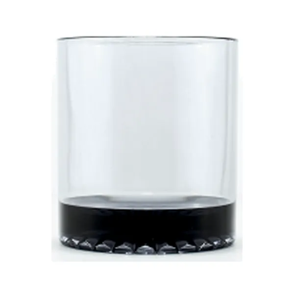 Smoke PET old fashioned glass, 6 fl oz